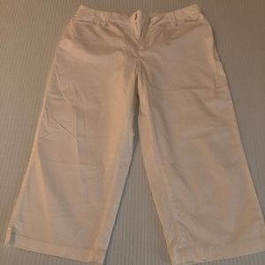 Coldwater Creek White Capri
